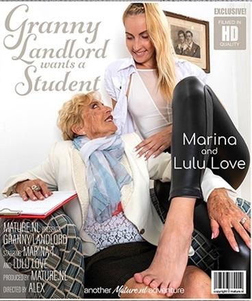 Lulu Love (25), Marina T. (75) - Granny landlord is looking for a lesbian student for her apartment 1080p