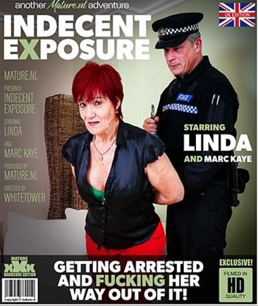 Linda (EU) (63) - Mature Linda getting arrested for indecent exposure 1064p