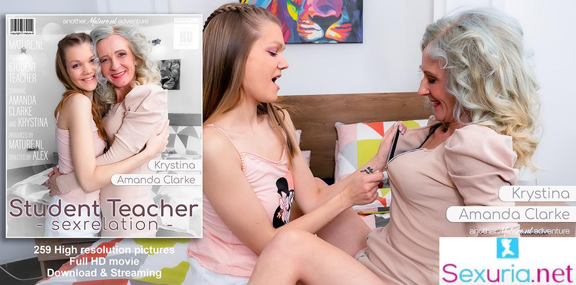 Mature NL - Amanda Clarke & Krystina - This is one naughty lesbian student teacher sexrelation 1080p