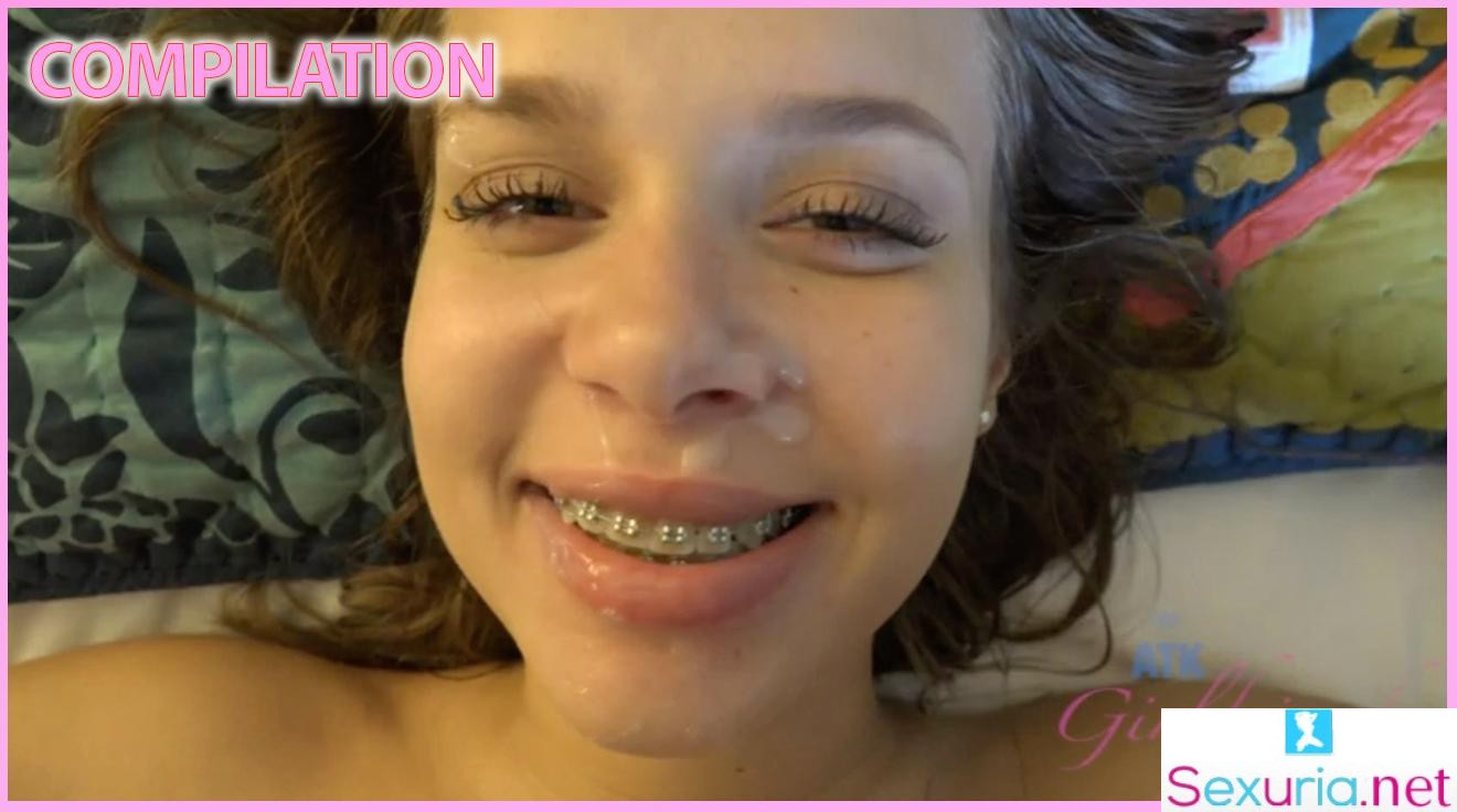 ATK Girlfriends - BJs With Braces # 2 Compilation 1080p