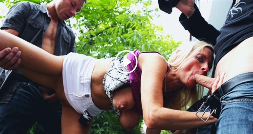 Dirty Tina - Dirty Tina has multiple orgasms, blows the cocks and rides the boys properly 1080p