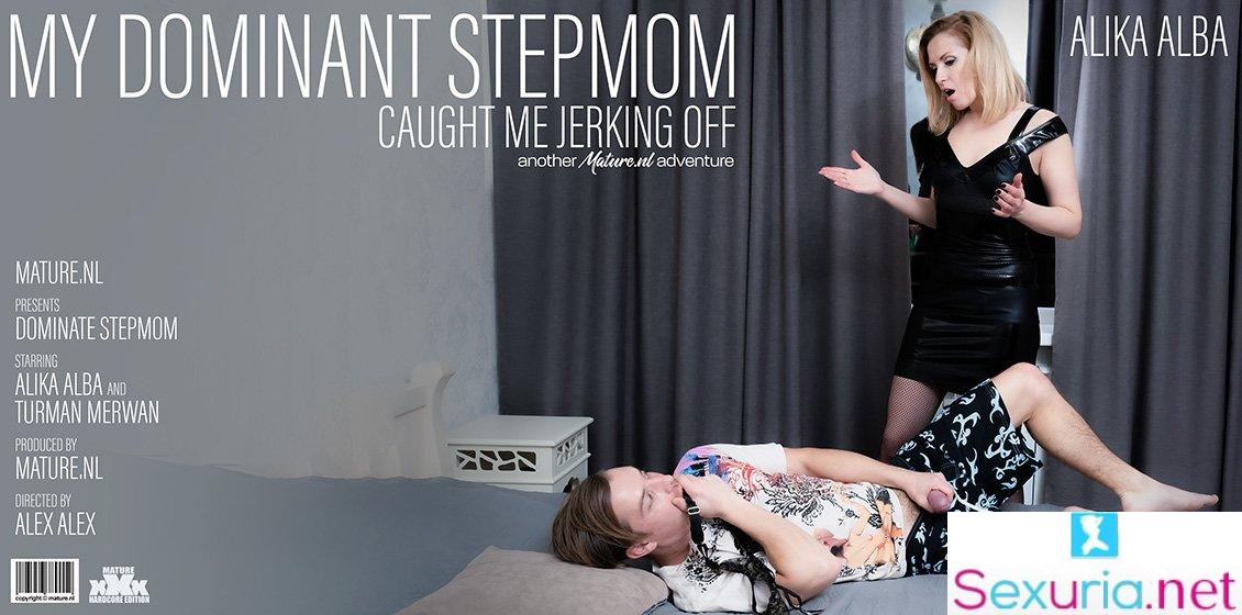 Mature NL - Alika Alba - My dominate stepmom cuaght me jerking off 1080p