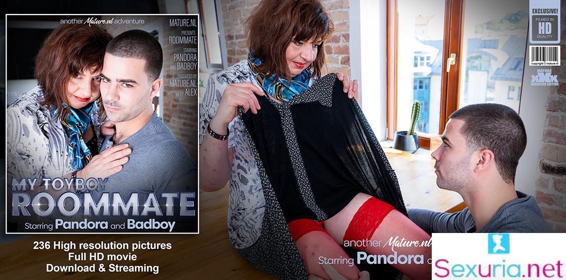 Mature NL - Pandora - 51 year old Pandora has a very naughty toyboy roommate 1080p