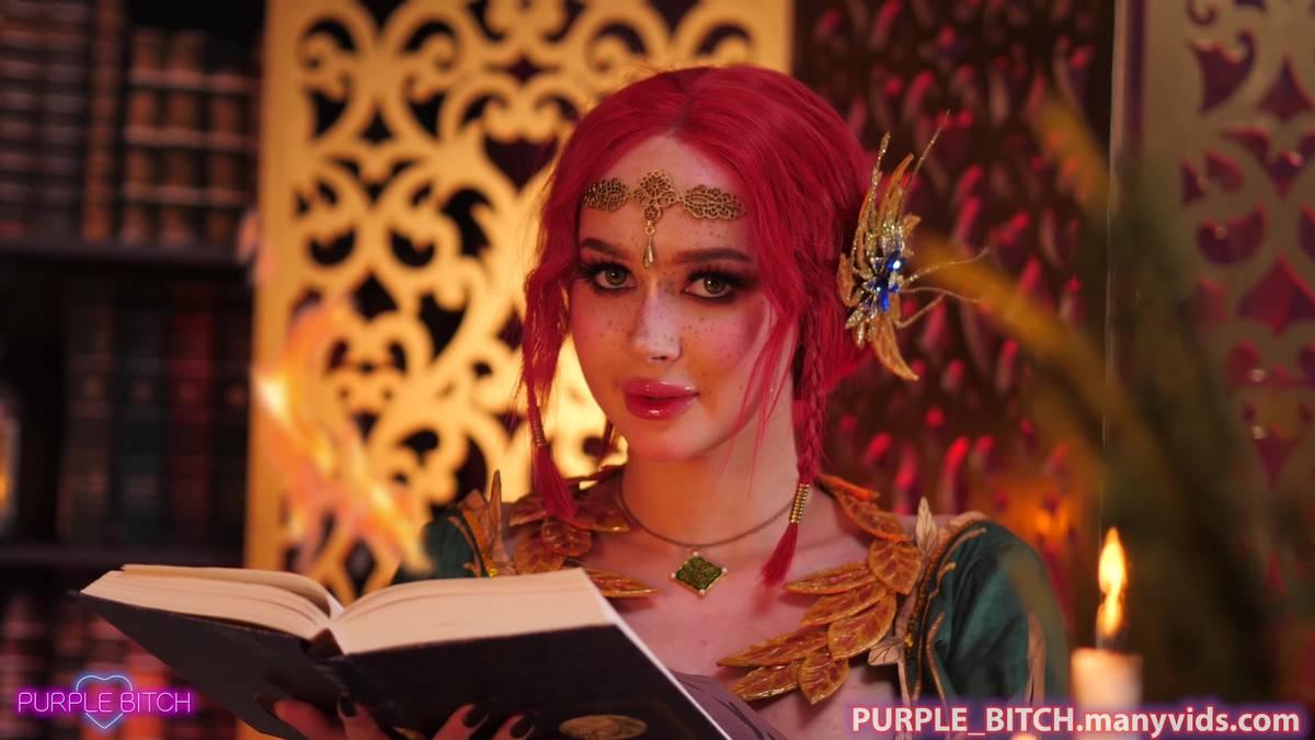 [ManyVids] Purple Bitch - Triss Merigold Is Ready For Sex - 1080p