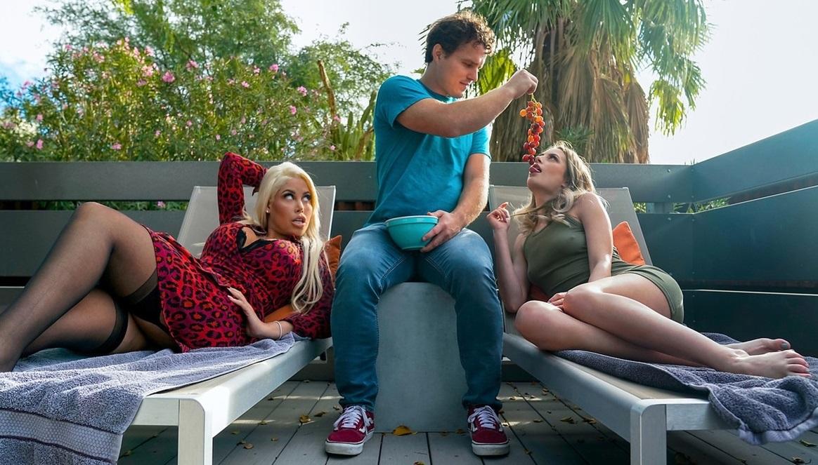 Bridgette B & Kyler Quinn - Whipping The Neighbor Boy Into Shape 1080p