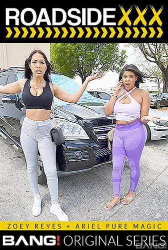 Ariel Pure Magic & Zoey Reyes - Take Turns On A Dick To Get Car Their Fixed 1080p