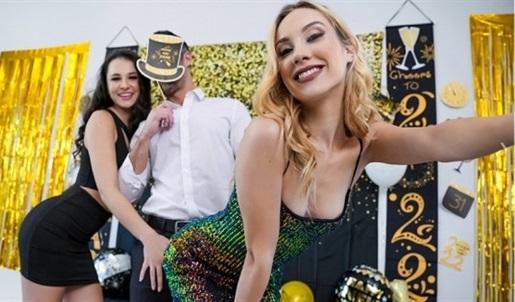 Liz Jordan & Jazmin Luv - Stepdad Saves New Year's Eve 720p