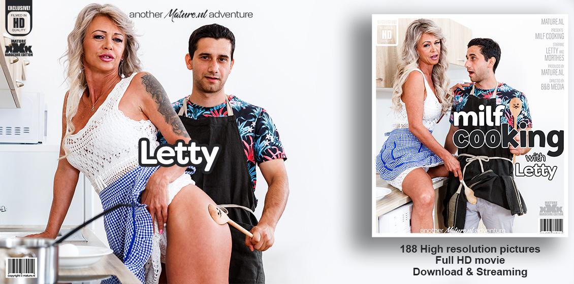 Letty (48), Morthes (25) - Toyboy cook fucking his hot Stepmilf Letty in the livingroom - 1080p