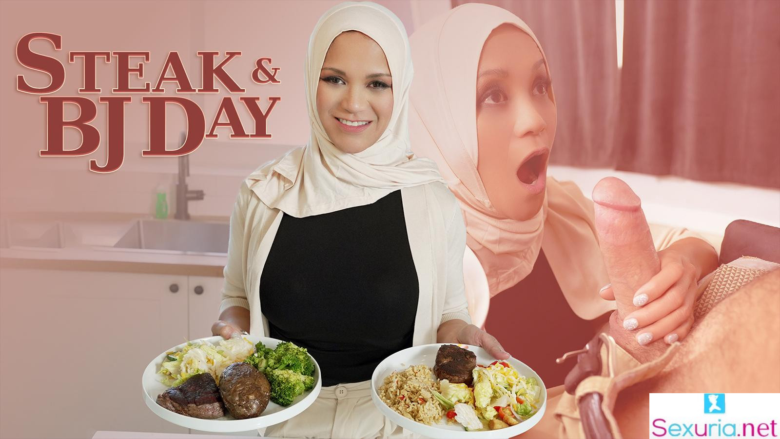 Hijab Mylfs - Jazmine Cruz - Steak And Blowjob Day 1080p