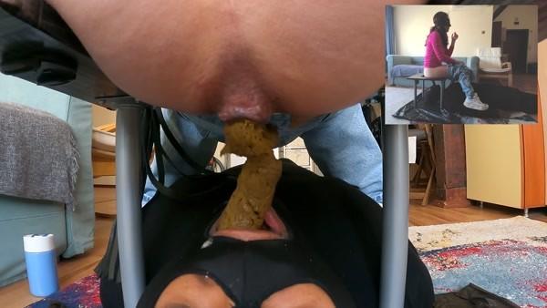 Mistress Anna - French Toilet Day 1 - Eat my Creamy Shit [2023 / 1080p]