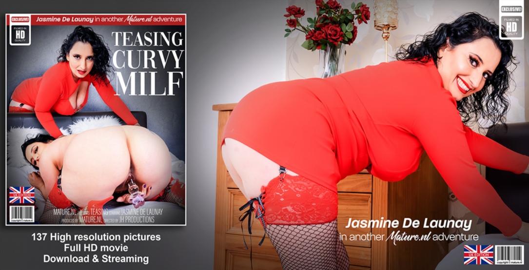 Jasmine De Launay Curvy British MILF Jasmine De Launay loves to  