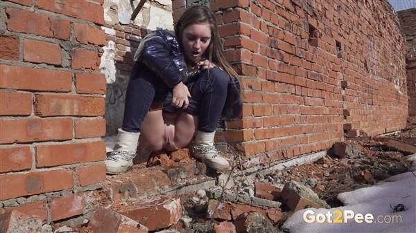 Pissing over the bricks (1080p)