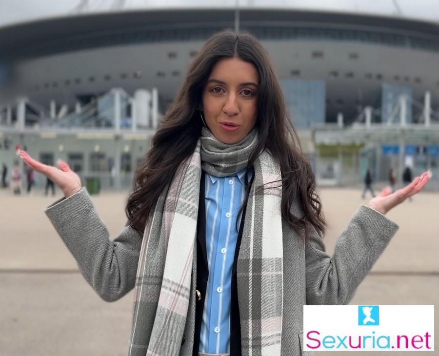 Katty West - Fucking In The Toilet During A Match And Walking Around With Cum On My Face In The Football Stadium - Cumwalk FullHD 1080p