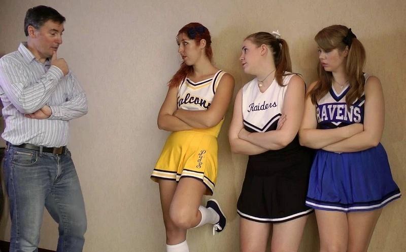 Paddled Cheerleaders - AAASpanking [Triple A Spanking] - HD/720p