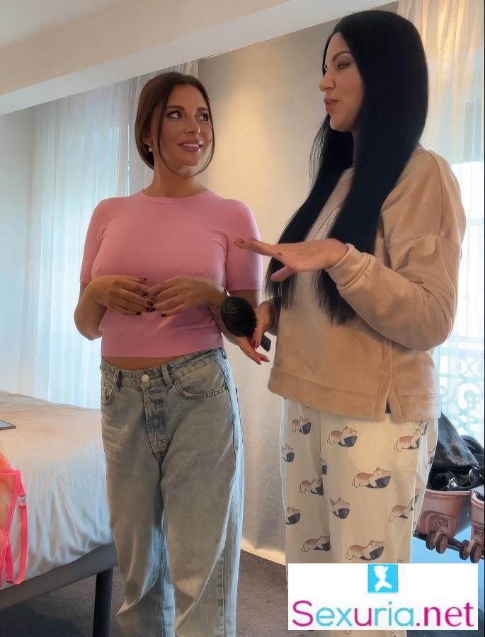 Anna Polina - A Big Dick for Two Greedy Pussies and a Surprise Guest A Very Special 3some FullHD 1920p