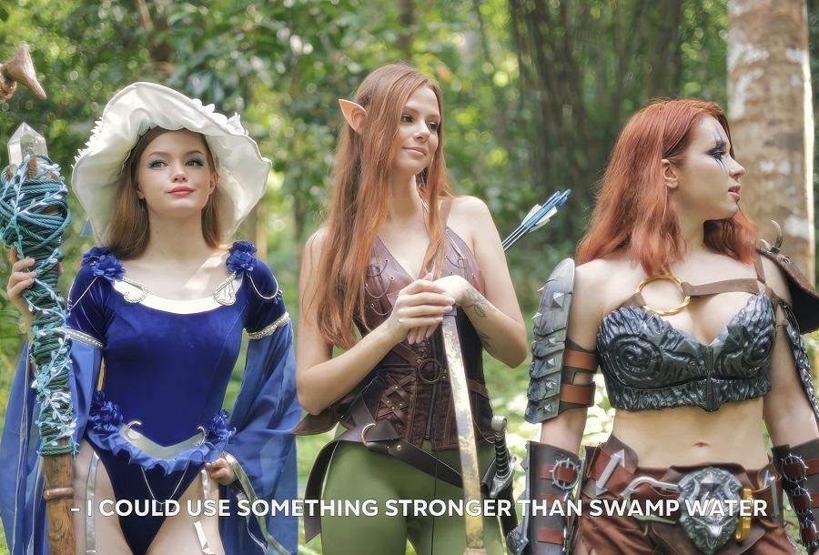 Sweety Fox, Diana Rider, Octokuro, Arina Fox - D&D Porn Adventure Part 2 Rain Of Gold FullHD 1080p