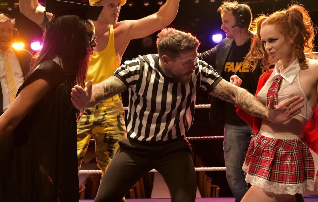 Ella Hughes, Lola Marie - Knockouts: The Headmistress Vs Teen Machine 1080p