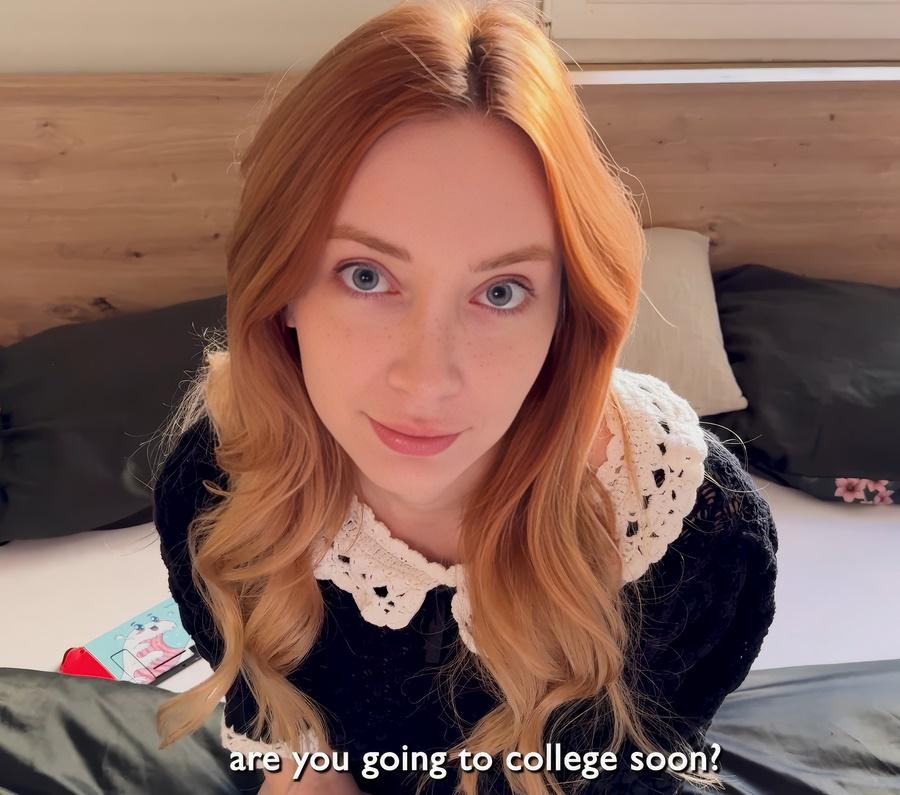 Loly Nebel - Stepdaughter Fucks Stepdad Instead Of Doing Homework! UltraHD/4K 2160p