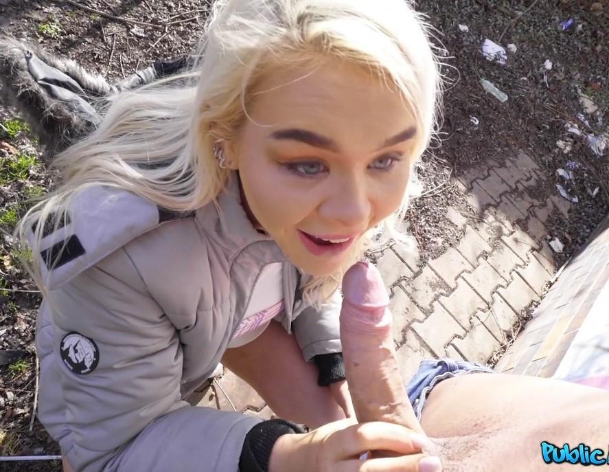 Gina Varney - British tourist sucks Czech dick - SD/1080p