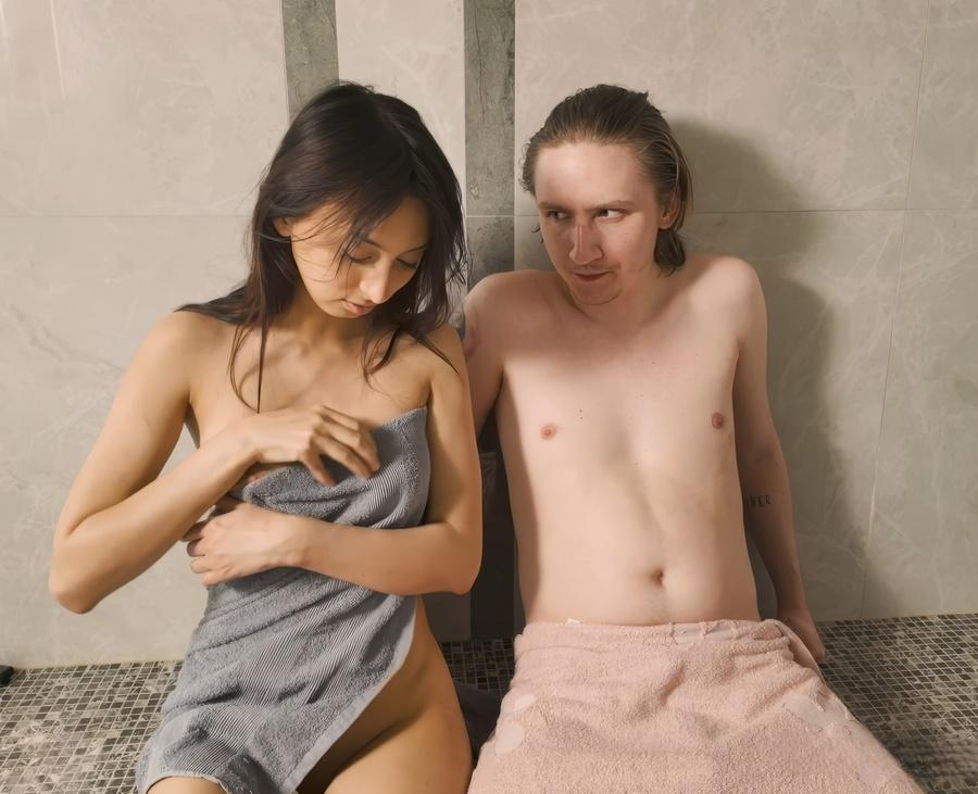 Ashley Rabbit - Steamy Sauna Part 1 FullHD 1080p