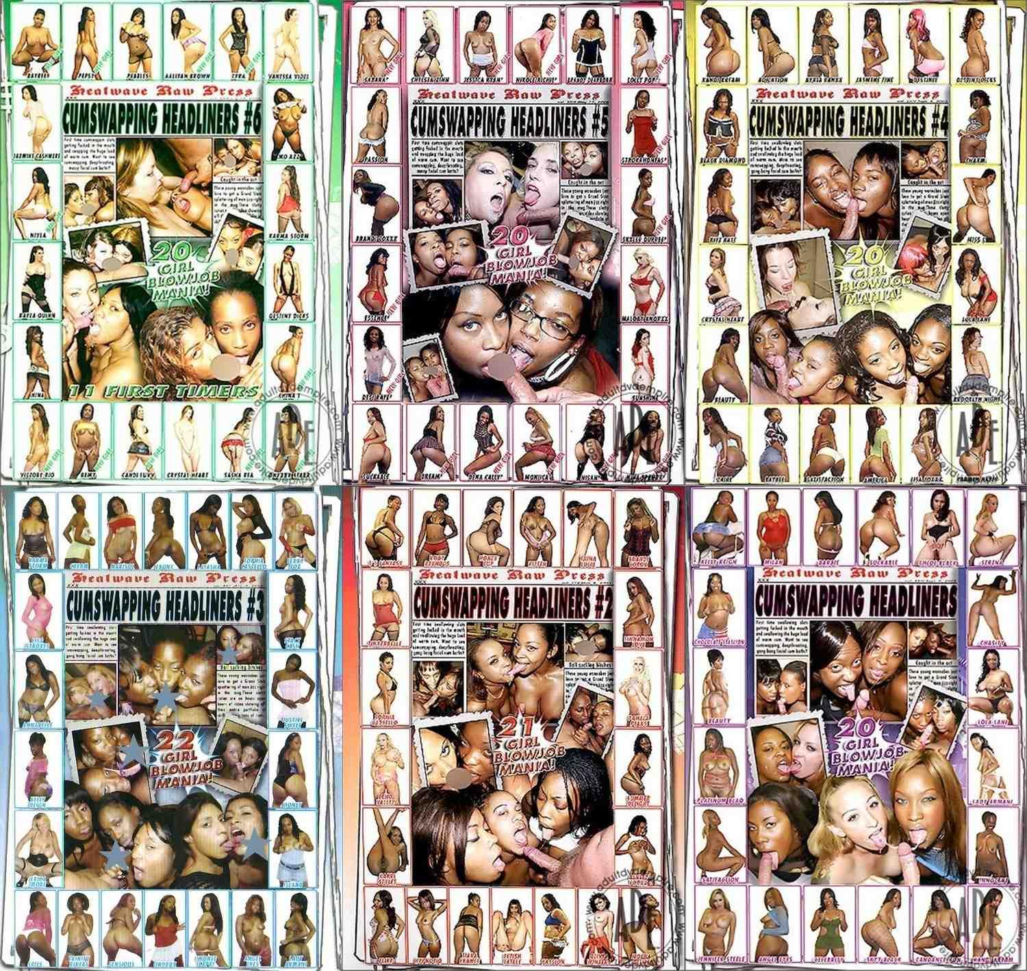 Cum Swapping Headliners 1-19 Movie Pack