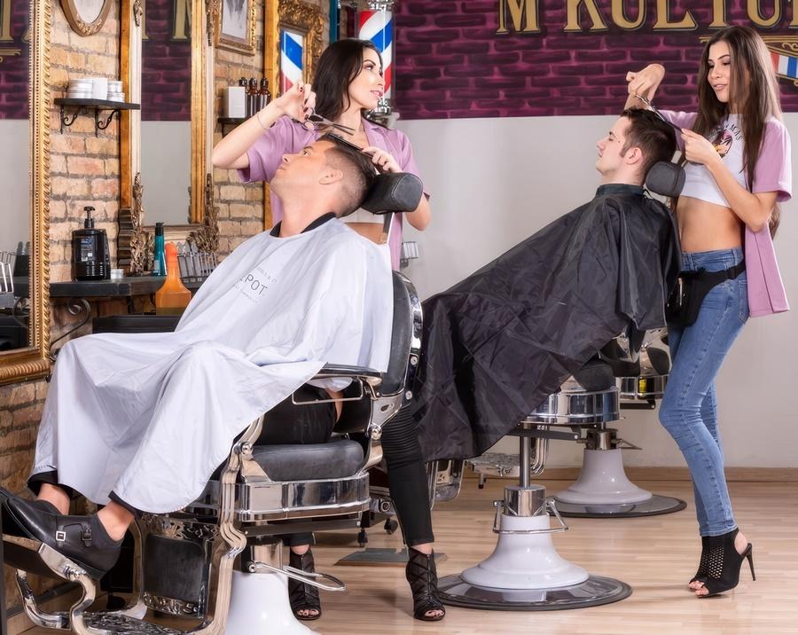 Anya Krey, Clea Gaultier - Orgy Аt Тhe Salon FullHD 1080p