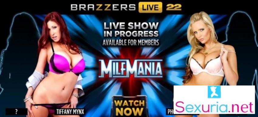 Phoenix Marie, Tiffany Mynx, Inari Vachs, Ava Addams, Katie Kox - Brazzers Live 22 MILFMania + Pre Show 720p