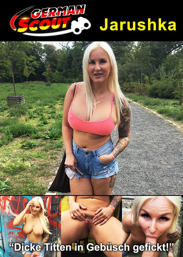 German Scout praesentiert: Jarushka Ross Dicke Titten im Gebüsch gefickt 720p