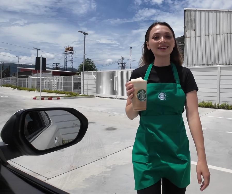Maya Lis - Cute Starbucks Barista Lost a Bet And Fucked Her Way Out Of It FullHD 1080p