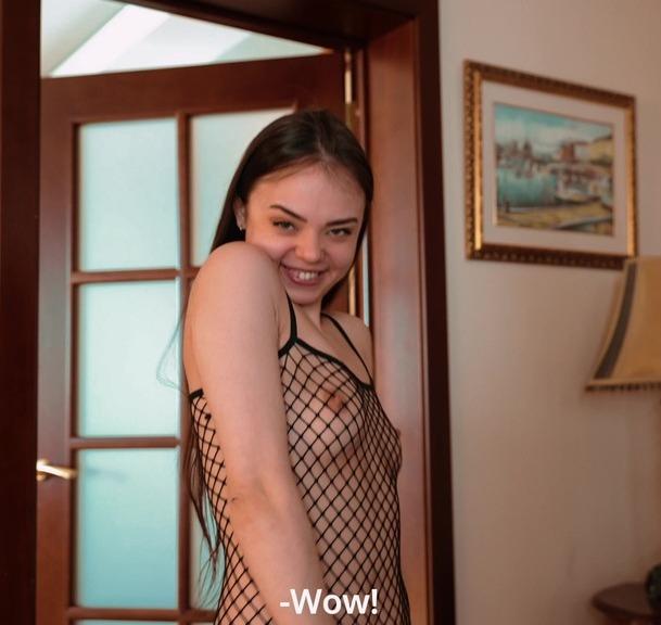 Mia Grandy - Tiny Stepdaughter cums and cums! Stepdad fucks her in the ASS and pussy and cums on her face FullHD 1080p/HD 720p