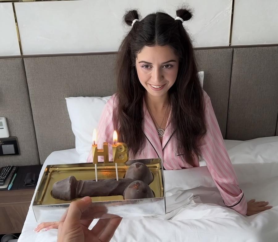 Katty West - Happy Birthday Katty West She Dreamed Of a BBC But She Got Fucked By White Cock FullHD 1080p