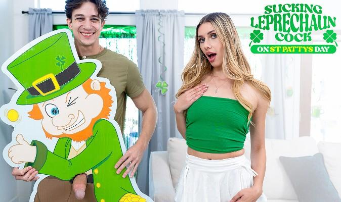 Emily Jade - Sucking Leprechaun Cock On St Pattys Day 4K 2160p/FullHD 1080p