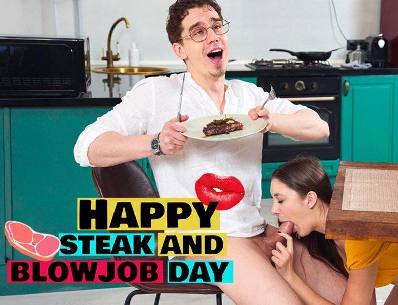 Anastaysha Bee - Steak and Blowjob Day  FullHD 1080p/HD 720p