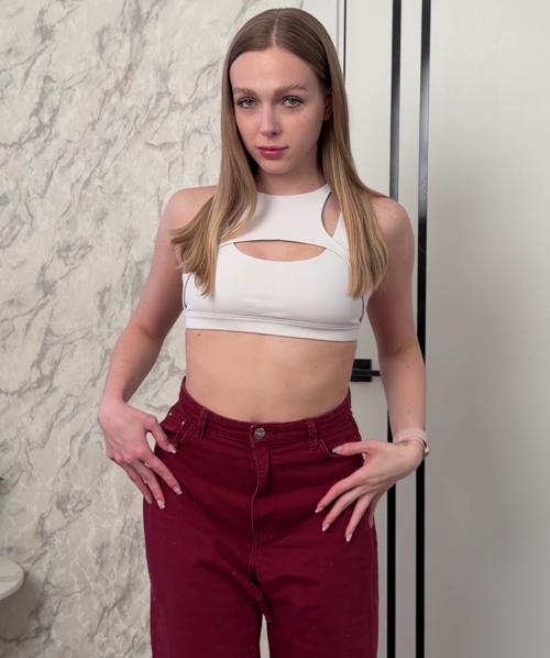 Arisha Mills - Fucked My Stepsister in Her Ripped Jeans 4K 2160p