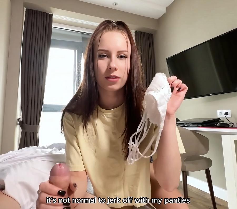 Ava Dyson - My Cute Stepsister Caught Me Jerking Off With Her Panties And Let Me Fuck Her Pussy FullHD 1080p