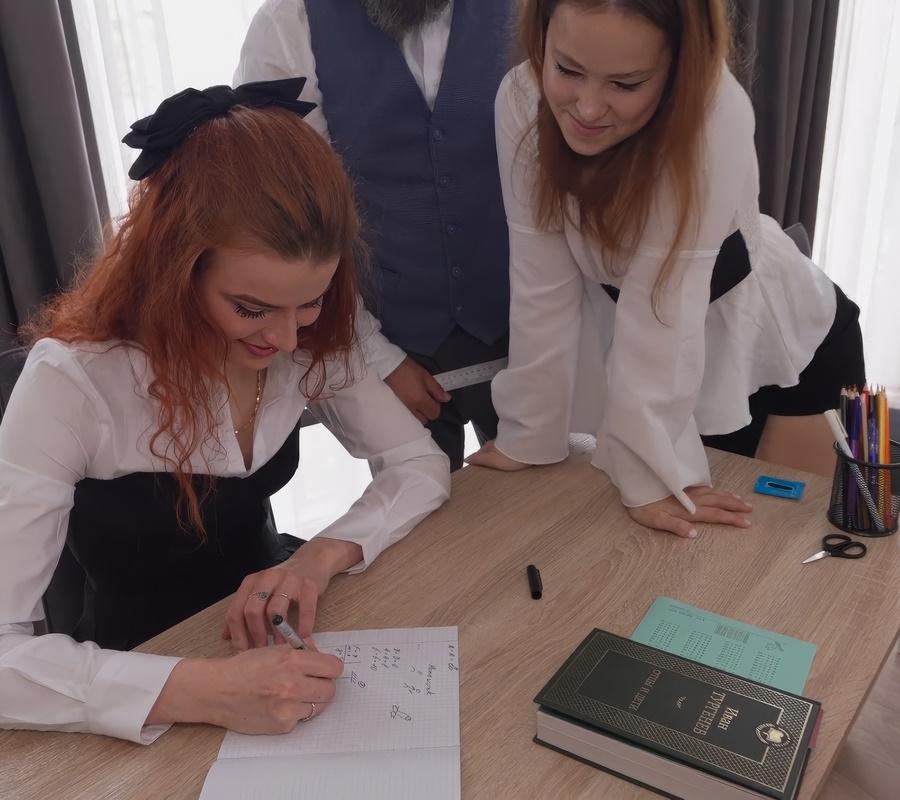 Janete Sharon, Nicole Murkovski - Unconventional Lessons At a Private University For Two Red Haired Students FullHD 1080p