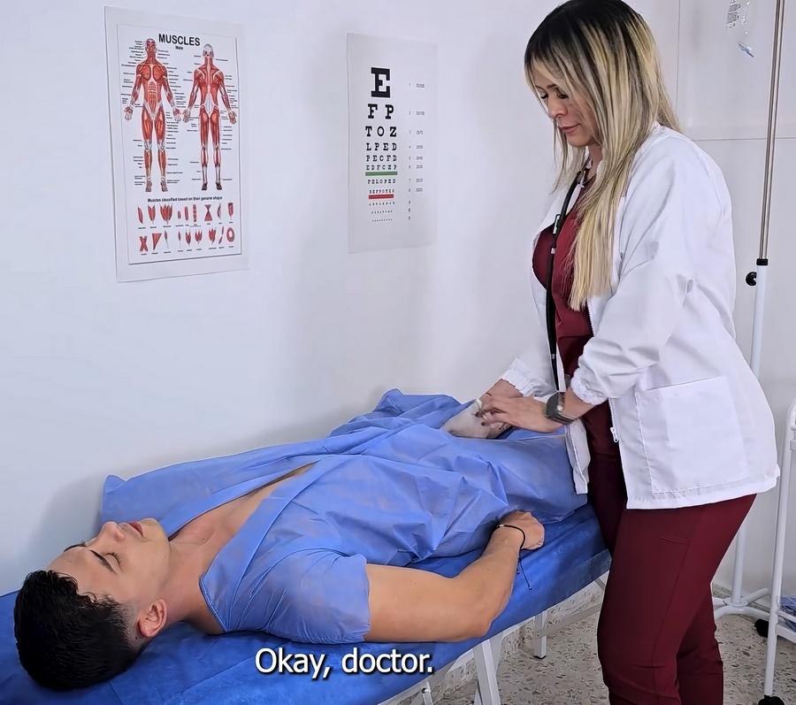 Monique Fuentes - Horny Doctor Makes Her Young Patient Fuck Her In Her Medical Office FullHD 1080p
