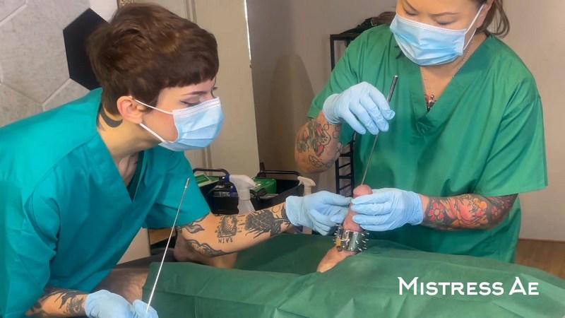 Double Domme Medfet Sounding Exam and Treatments with Madame Li Ying and Our Patient 1080p