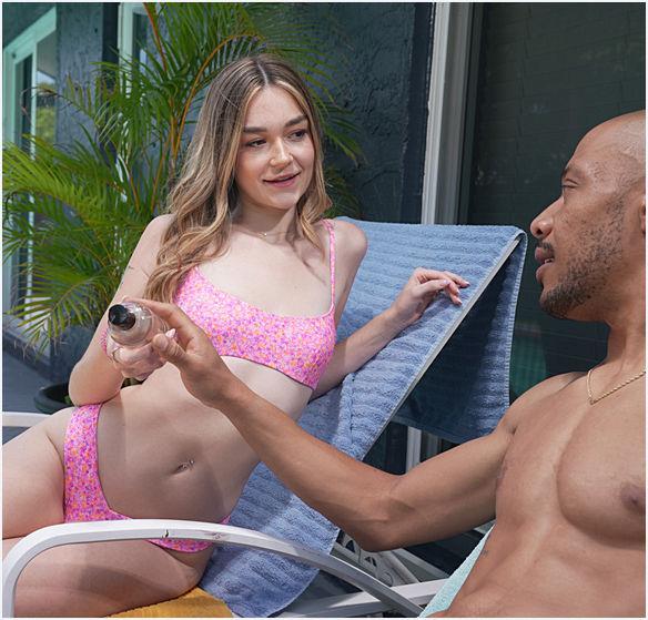 Della Cate - Step Bro and Step Sis - Cumming at the Pool FullHD 1080p/HD 720p
