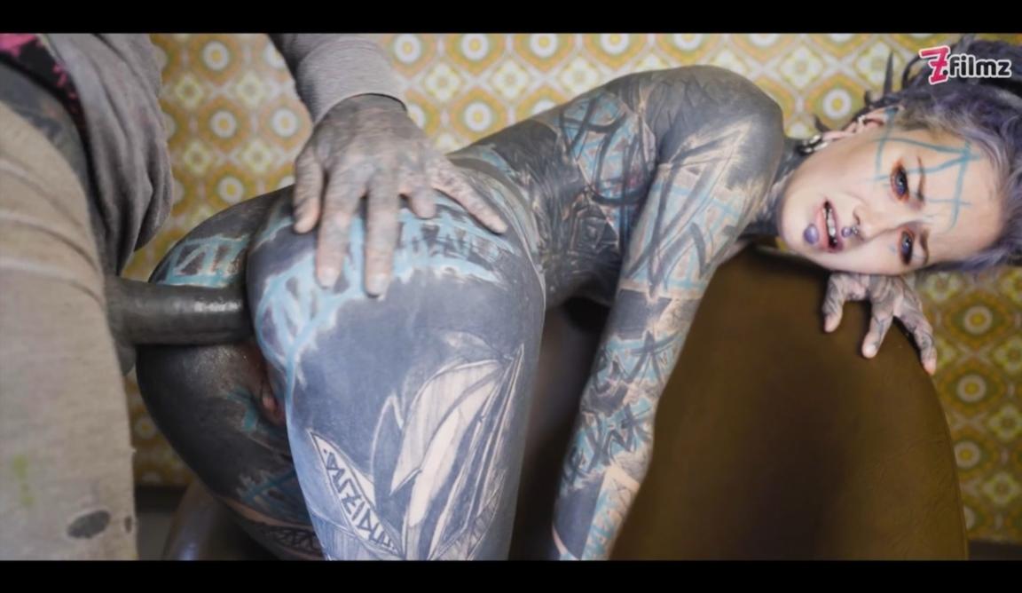 Anuskatzz - Tattooed Alts Rough Strap-On Anal Fuck FullHD 1080p