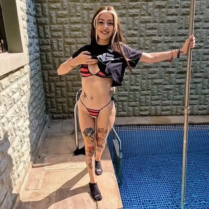 Janys, QroZne - ZNE TABOO - Stepsister Helping in the Pool Full Scene FullHD 1080p