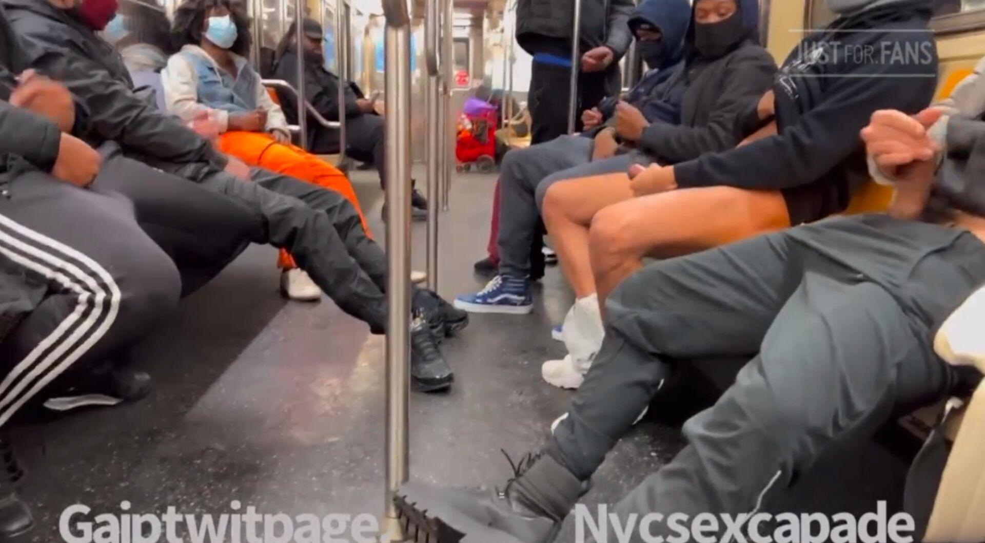 JustForFans - Gaiptwitpge - Nycsexcapade - Uptown Subway Freakfest - FullHD/1080p