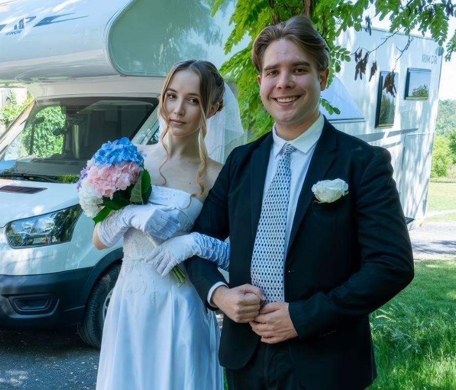 Polly Yangs - Bride Polly Youngs Fucked by Stranger Right Before Wedding in Front of Fiancé FullHD 1080p