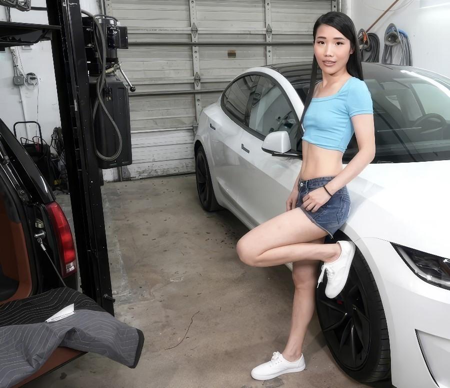 Kiki King - Kiki King Pays The Mechanic With A Taste Of Taiwan FullHD 1080p