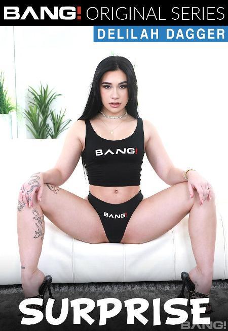 Delilah Dagger - Delilah Dagger's Couchside Bang Surprise, jerks and sucks the shaft, then gets pounded from behind, prone bone, and missionary before finishing with a creampie FullHD 1080p/HD 720p