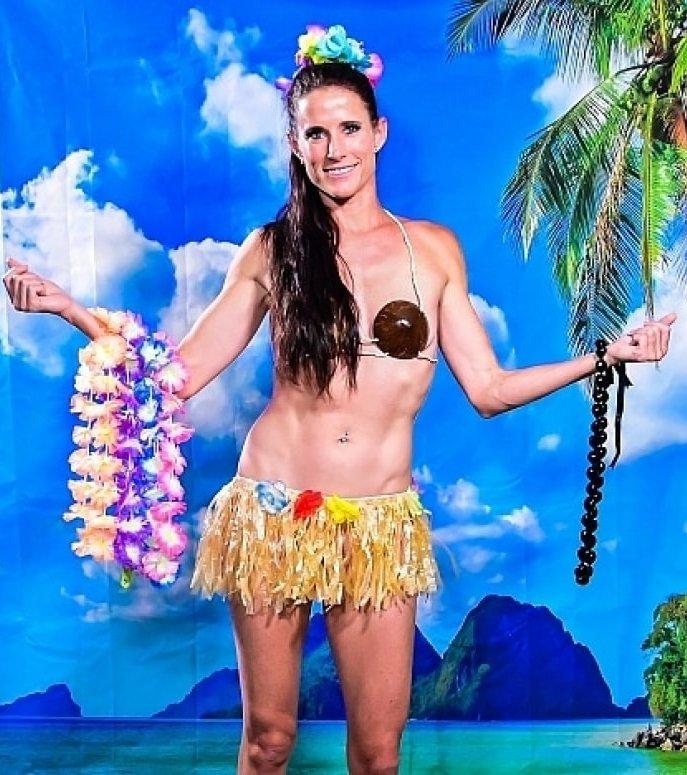 Sofie Marie - Get Leid, Sexy Hawaiian girl skirt, coconut bra, and a cream pie! Welcome to the Island FullHD 1080p