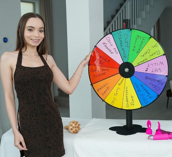 Selina Imai - Spin The Wheel For An Oily Rack, Selina spins the wheel to see what sort of sexy activities she has to partake in.. FullHD 1080p/HD 720p