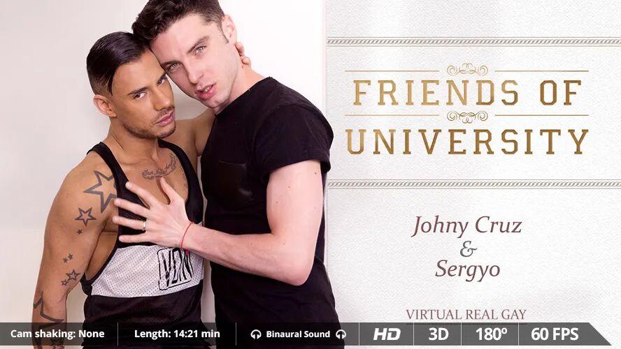 VirtualRealGay - Sergyo, Jonhy Cruz - Friends of University - FullHD/1080p