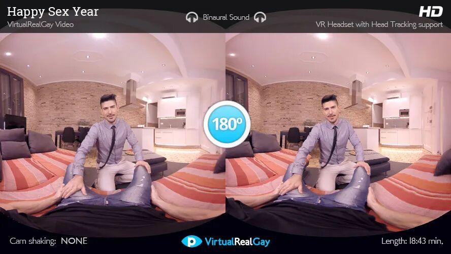 VirtualRealGay - Cj Michaels, Matthew Anders - Happy Sex Year - FullHD/1080p