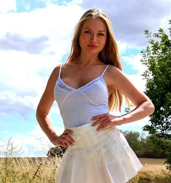 Dina Joy - High Level Street Girl, her long hair falling forward as she takes every thrust. He finishes deep in her pussy and leaves her creampied, flushed, and gorgeous FullHD 1080p